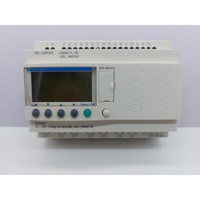 SCHNEIDER ELECTRIC ZELIO SR3 B261FU Smart Relay 100--240 VAC