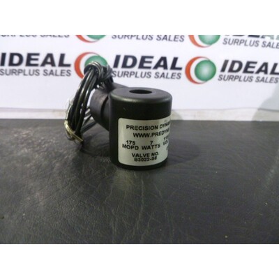 Válvula Precision Dynamics B3022-S8 115V 60 HZ 175 MOPD 7 W