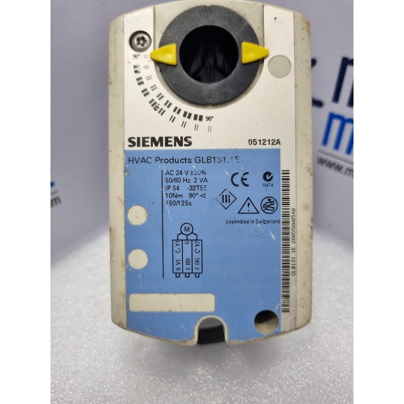 Siemens GLB131.1E Air Damper Actuators HAVC Products