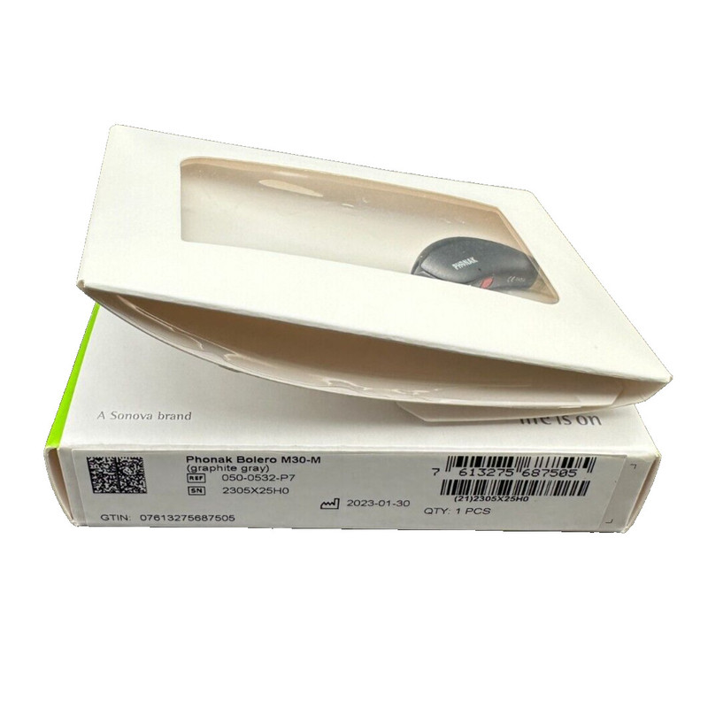 PHONAK BOLERO M30-M 050-0532-P7 GRAPHITE APPAREIL AUDITIF NE