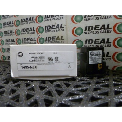 Allen Bradley 1495-N8X Serie A Contacto Auxiliar Nuevo En Ca