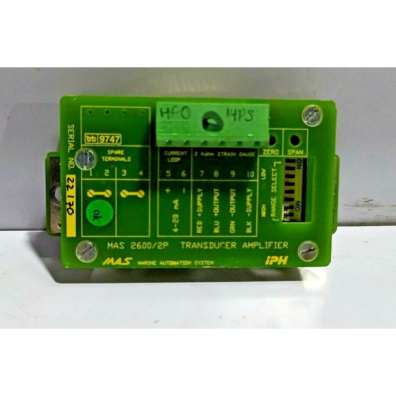 Marine Automation System MAS 2600/2P Transducer Amplifier PC