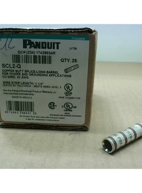 PANDUIT SCL2-Q Cobre Butt Empalmar Largo Barril (25Pk) - Nue