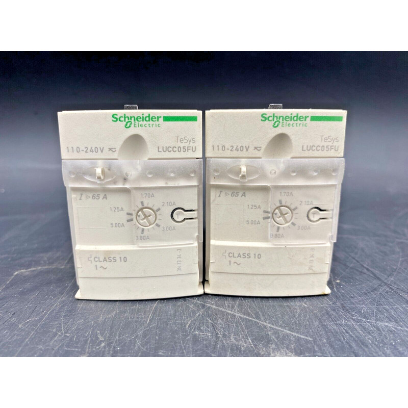 LOT OF 2 SCHNEIDER ELECTRIC LUCC05FU 110-240V CONTROL UNIT