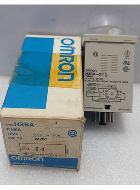 Minuteur Omron H3BA-305 24VDC 5A 250VAC Charge Résistive