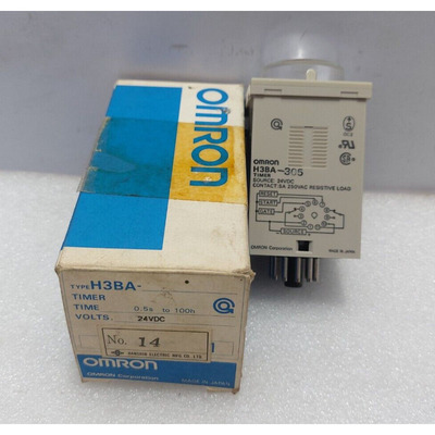 Minuteur Omron H3BA-305 24VDC 5A 250VAC Charge Résistive
