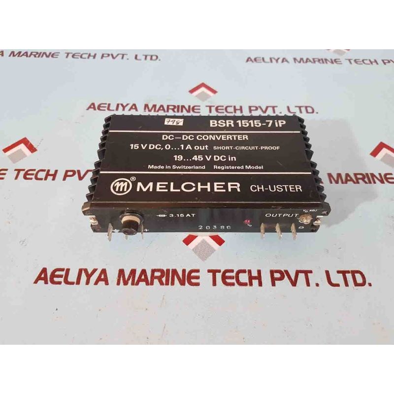Melcher bsr 1515-7ip Dc-Dc Convertidor, 19 45v Dc