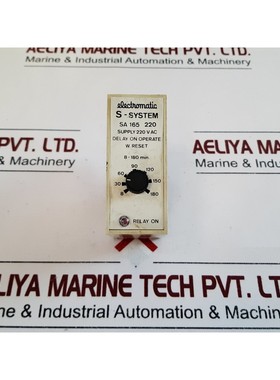 Elettronomatico Sa 165 220 Ritardo In Funzionamento 8-180 Mi
