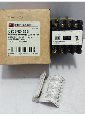 Cutler Hammer C25ENC430B Contattore A Scopo Definito Bobina