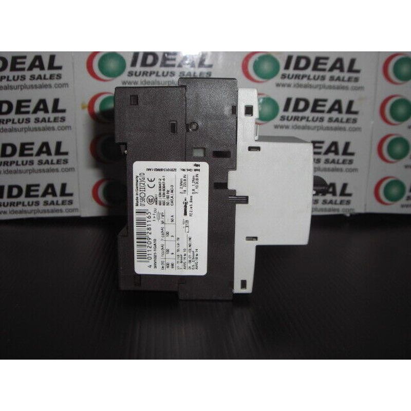 Siemens 3RV10211GA10 Motor Inicio Disyuntor 4.5/6.3Amp - Nue