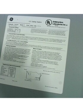 General Electric TG3224 200A 240V 3 Fases Desconexión Inter