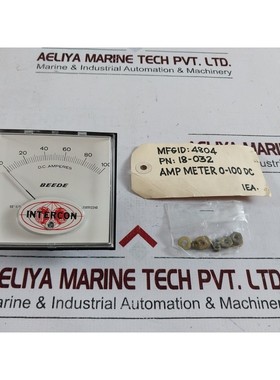 Beede 18-032 Amperometro 0-100 D.C. Ampere