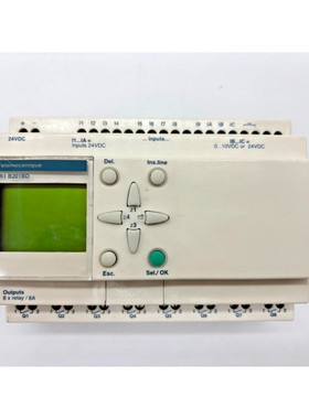 SCHNEIDER ELECTRIC ZELIO SR1 B201BD SMART RELAY PROGRAMMABLE