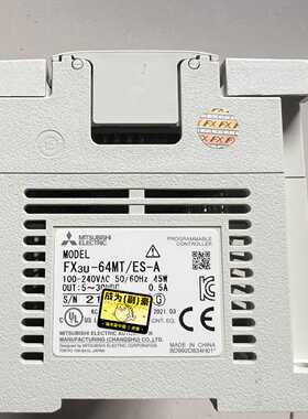 三菱PLCFX3U64MTESA原装正品拆机成色