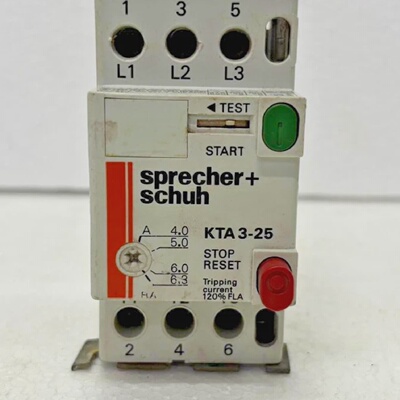 Sprecher  Schuh Kta 325 Controllore Del Motore Kta325 040063
