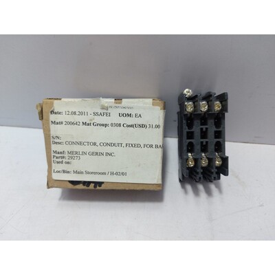 Souriau 8275-01 Connector / Merlin Gerin 29273
