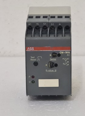 ABB 1SVR450075R0000 CM-IWN-AC 绝缘监视器 1c/o,1-110kOhm,24-2