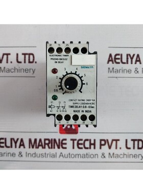 Siemens 7PU2240-1BN32-0Z Electronic Timer On Delay 0.6-6 Sec