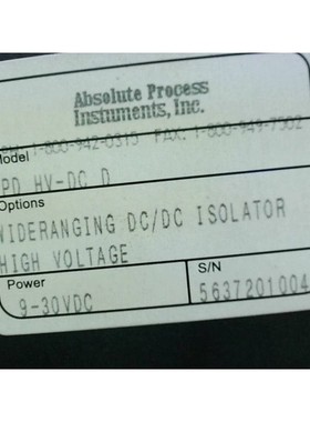 Transmisor Aislado HV-DC D De Instrumentos De Proceso Absolu