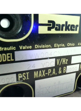 PARKER D1VW004CNJW1P Hidráulico Electroválvula 5000Psi 24V