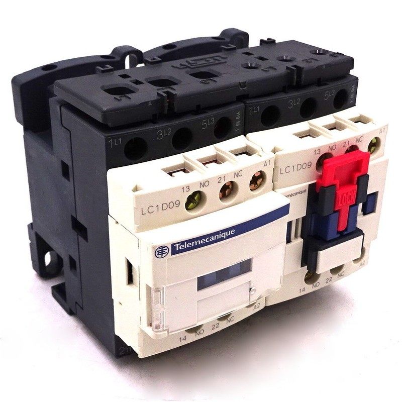 Reversing Contactor LC2D09B7 Telemecanique 24VAC 4kW 3NO