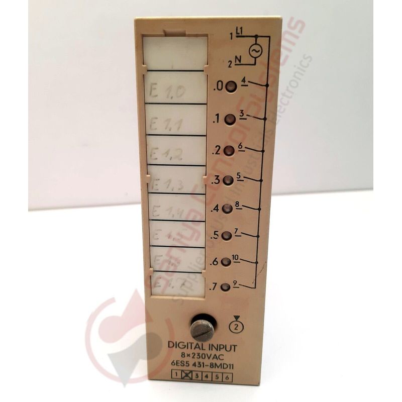 SIEMENS 6ES5 431-8MD11 DIGITAL INPUT MODULE