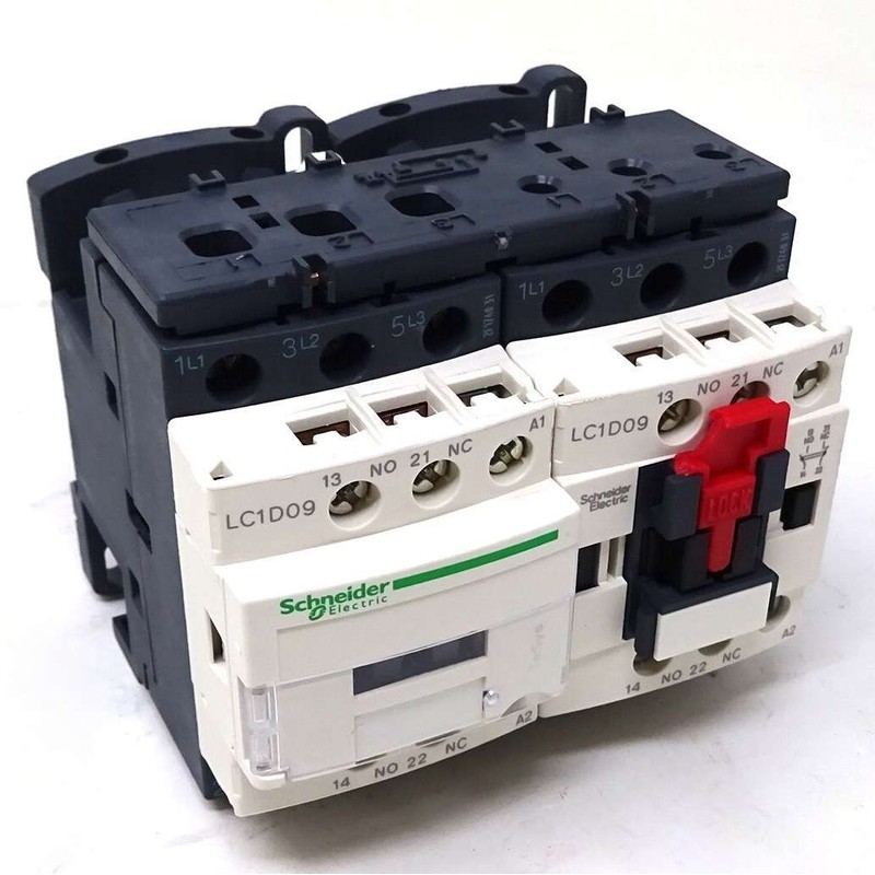 3P Reversing Contactor LC2D09F7 Schneider 110VAC 4kW 1NO 1NC
