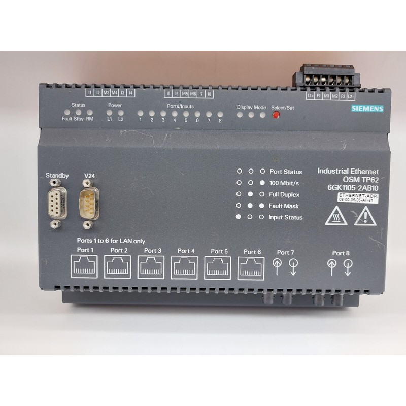 Siemens Simatic S7-400 Ethernet switch OSM TP62 - 6GK1105-2A