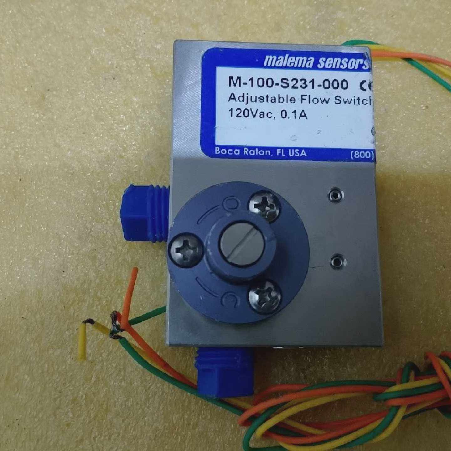 马勒玛传感器M100S231000可调流量开关