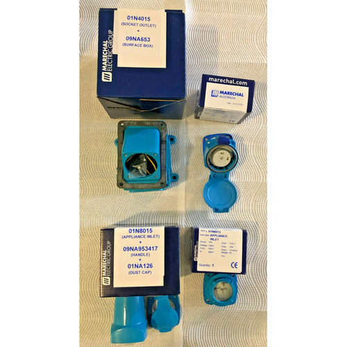 MARECHAL PN Inlet Assembly 1P+N+E 30A 250VAC 01N8015 & 01N40 - 封面