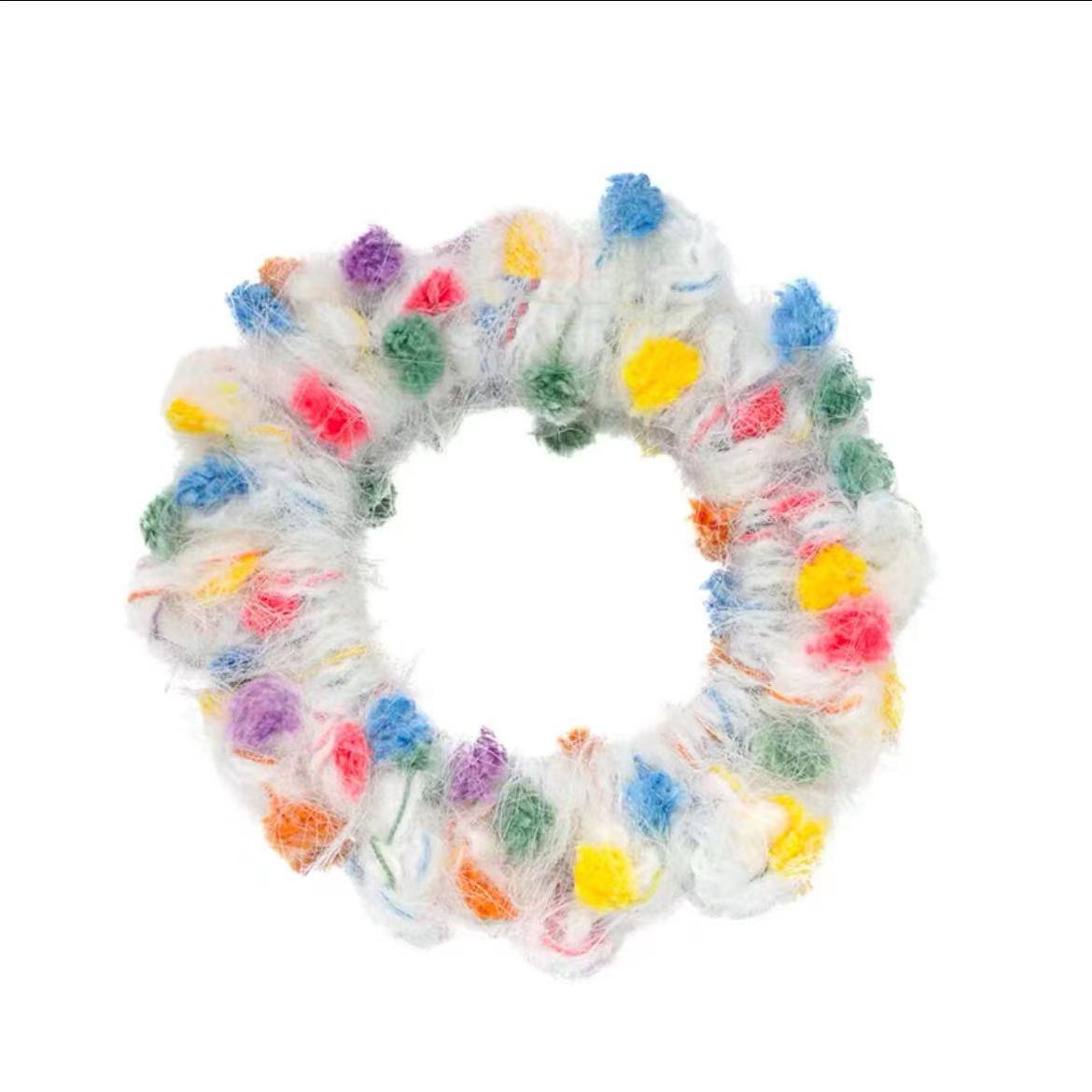 ins彩虹豆同款小清新百搭发圈