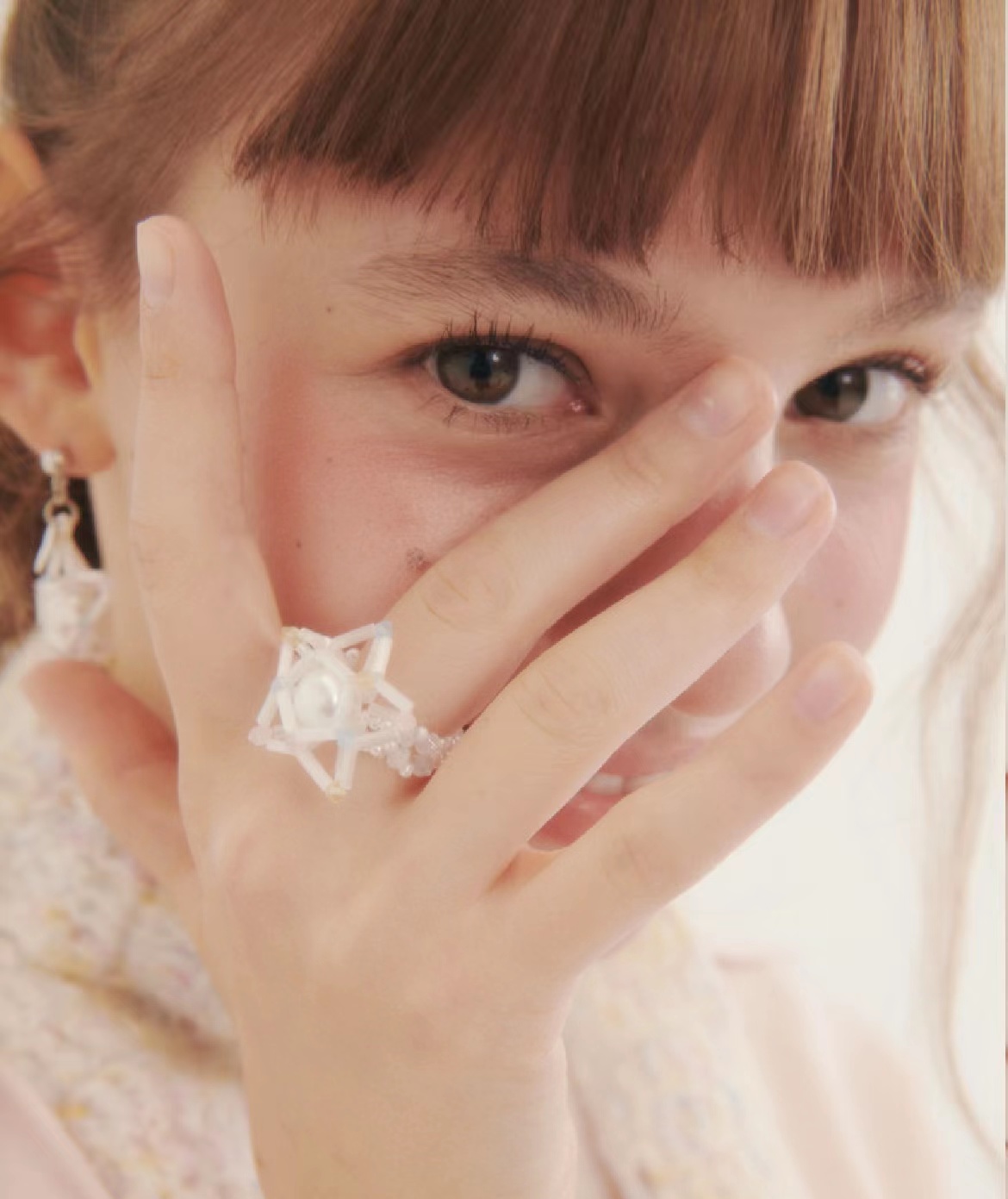 SWINGSET珍珠可爱星星戒指