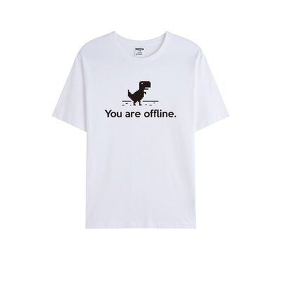 夏季短袖纯棉舒适计算机年轻