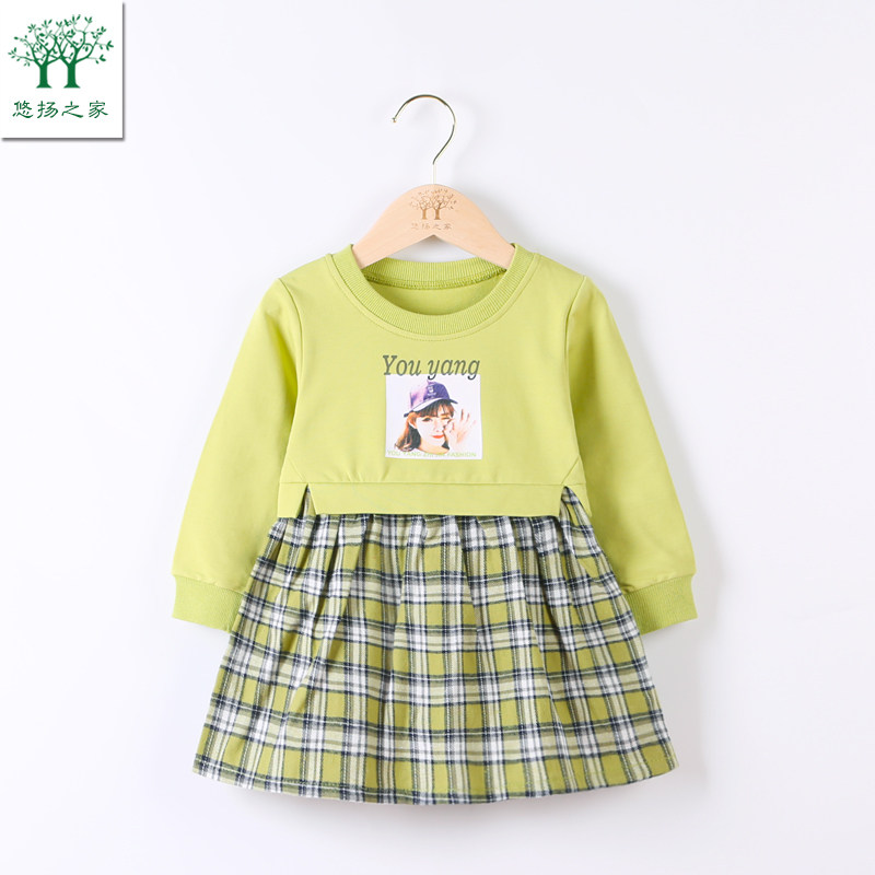 特价女童连衣裙秋装2023新款童装女宝宝长袖裙儿童公主裙春秋季