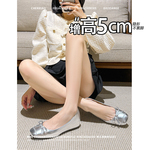 不累脚！隐形内增高2026春夏季芭蕾气质温柔小个子玛丽珍单鞋女