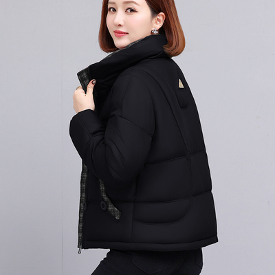 棉服女冬季2025新款加厚女款显瘦不臃肿妈妈棉袄冬装洋气棉衣外套