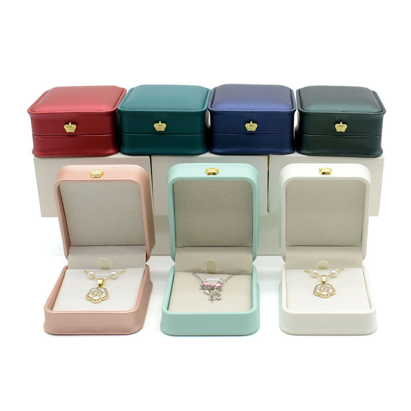 PU皮质收腰皇冠珠宝首饰包装盒饰品盒收纳盒珠宝盒项链吊坠手链盒,饰品/流行首饰/时尚饰品新,首饰盒,淘宝优惠券,粉丝福利购,淘宝优惠卷