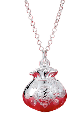 银吊坠宫铃斧头福袋小孩