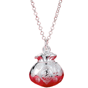 S990银吊坠铃铛小牛宫铃招财猫斧头福袋绣球银球吊坠女男宝宝小孩