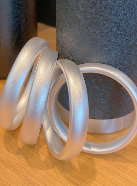 泥鳅背闭口古法银银手镯女款2025新款9999纯银正品镯子素圈年轻款