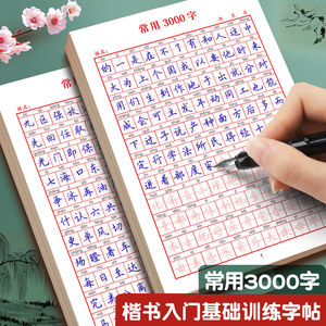 常用3000字字帖小学生练字专用