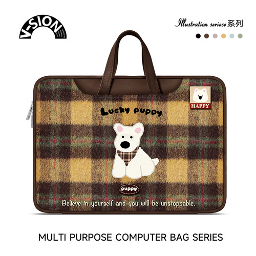 V-SION幸运小狗笔记本重磅电脑包