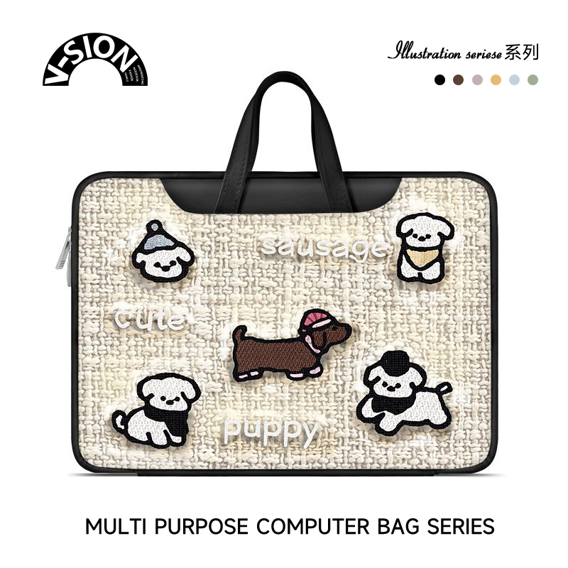 V-SION原创插画笔记本重磅电脑包