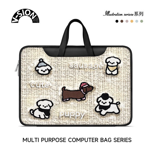 V-SION原创插画笔记本重磅电脑包