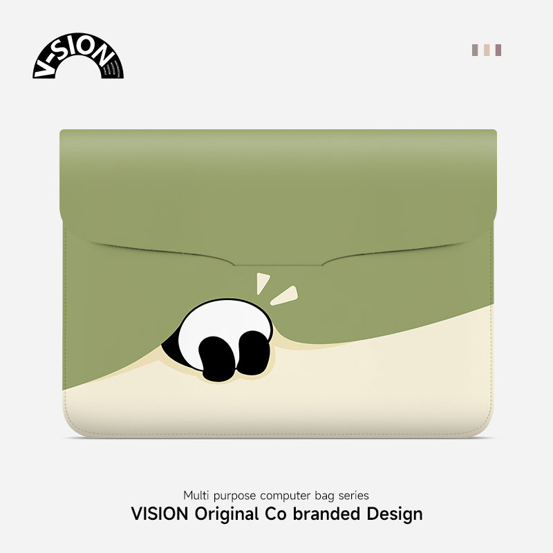 VISION可爱熊猫笔记本电脑包14