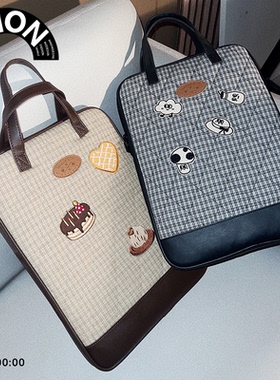 VISION甜品系列ins风笔记本电脑包女士手提适用苹果macbook15点6寸小新air13.3华为联想14内胆包pro保护套