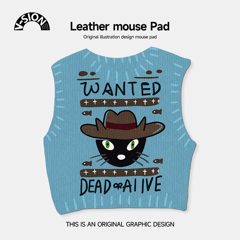 异形皮革鼠标垫女护手腕