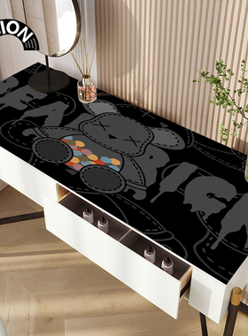 V-SION暴力熊超大号皮革桌垫家用卧室客厅写字台学习护眼桌布