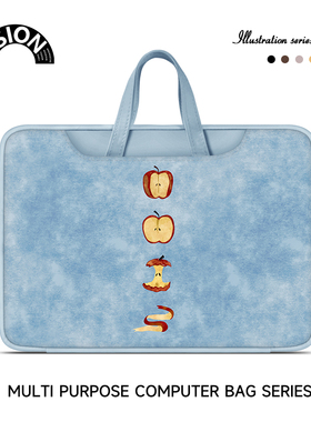 唯鑫V-SION创意苹果笔记本重磅电脑包适用于苹果macbook15点6寸手提包小新华为matebook联想女14内胆包