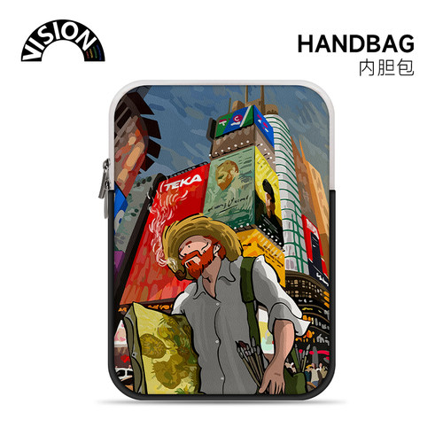 VISION梵高油画电脑内胆包14寸